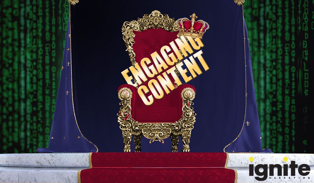 Content is King Throne & Crown